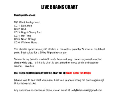 Live Brains! Chart