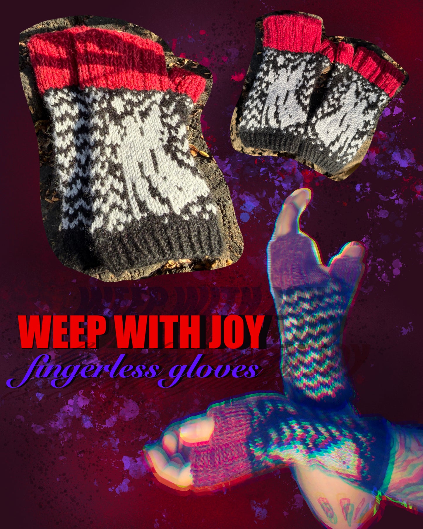 Weep With Joy GLOVE Pattern