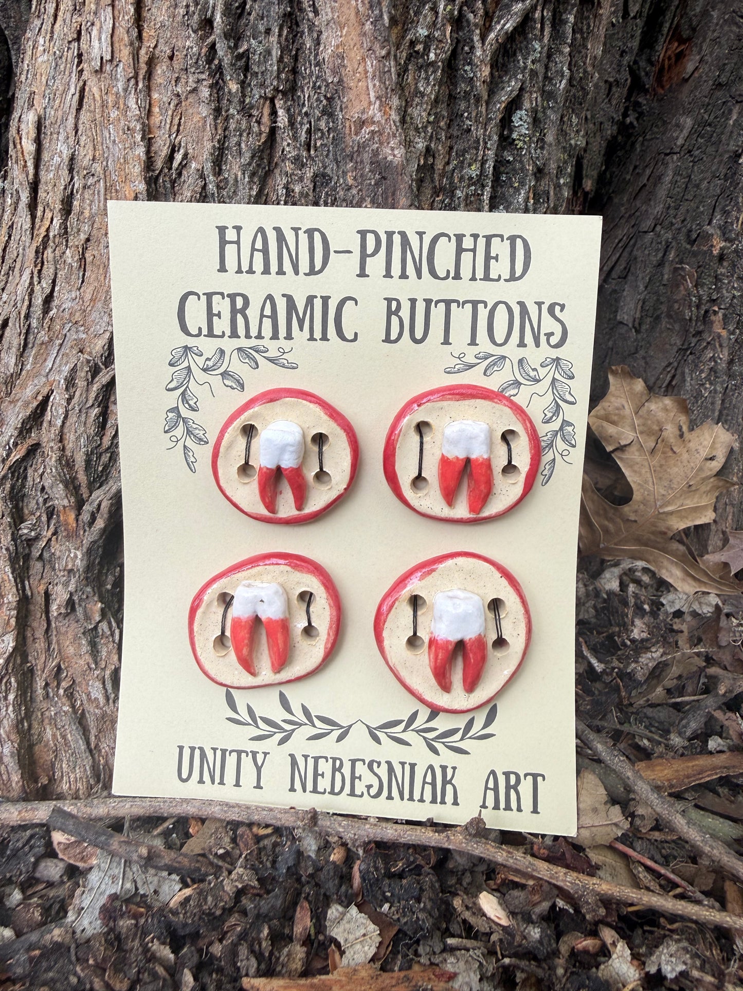 Hand Pinched Buttons - Set 29