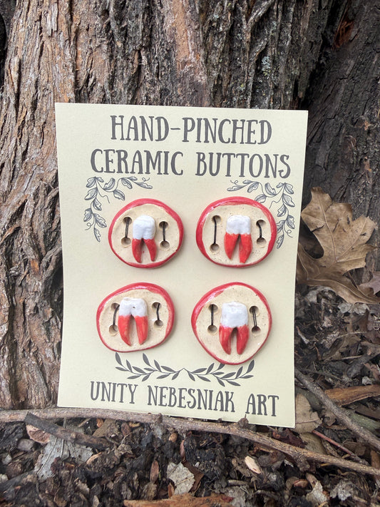 Hand Pinched Buttons - Set 29