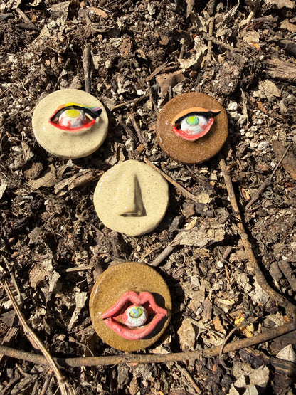 Franken Face Magnets pk 5