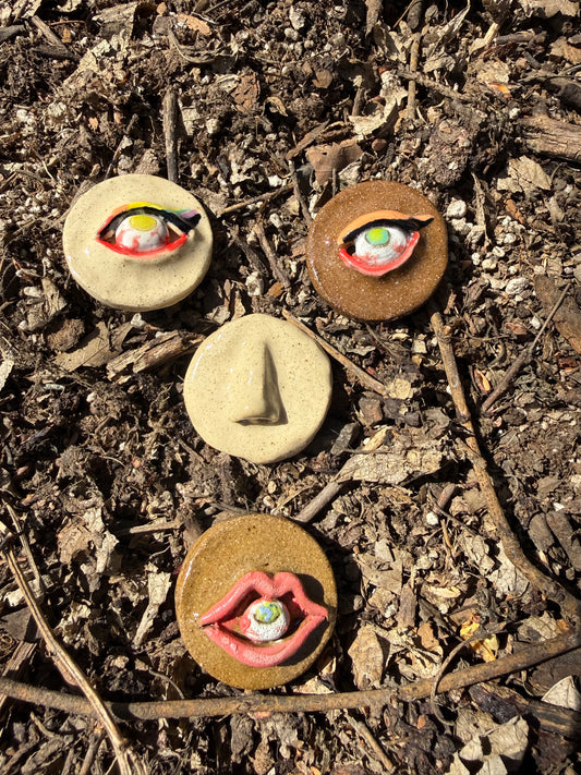 Franken Face Magnets pk 5