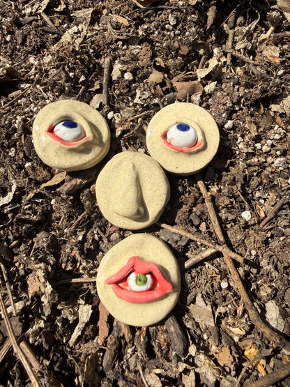 Franken Face Magnets pk 9