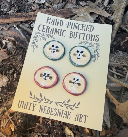 Hand Pinched Buttons - Set 25