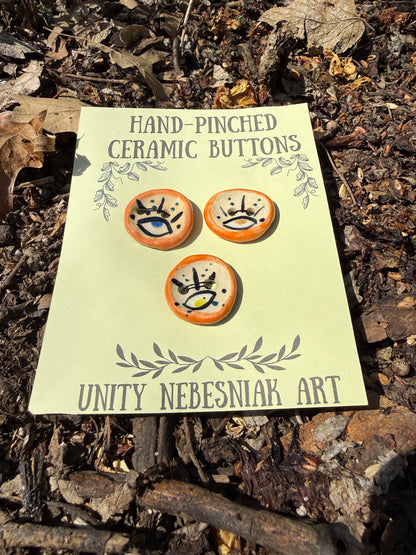 Hand Pinched Buttons - Set 8