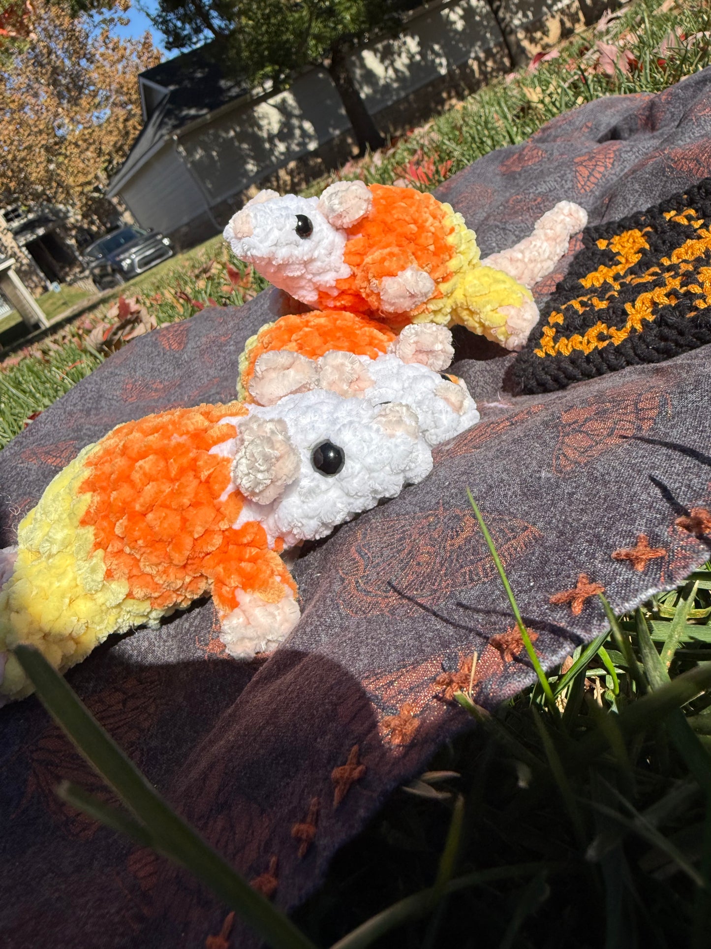 Candy Corn Mouse Plush