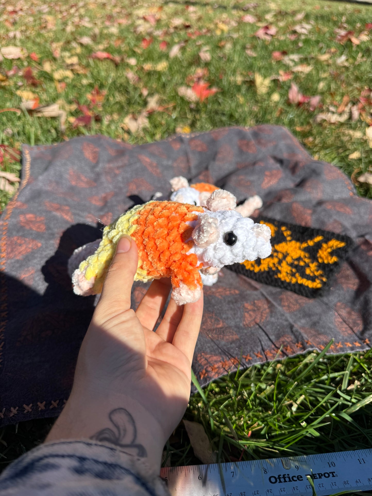 Candy Corn Mouse Plush