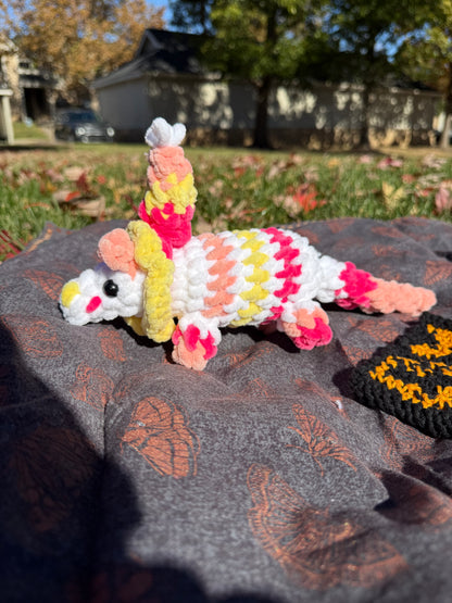 Crochet Clown Opossum 4