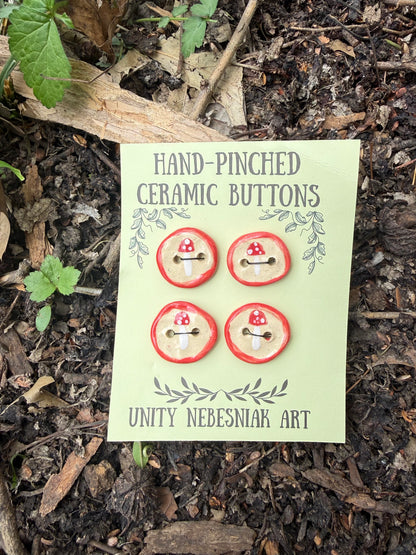 Hand Pinched Buttons - Set 18