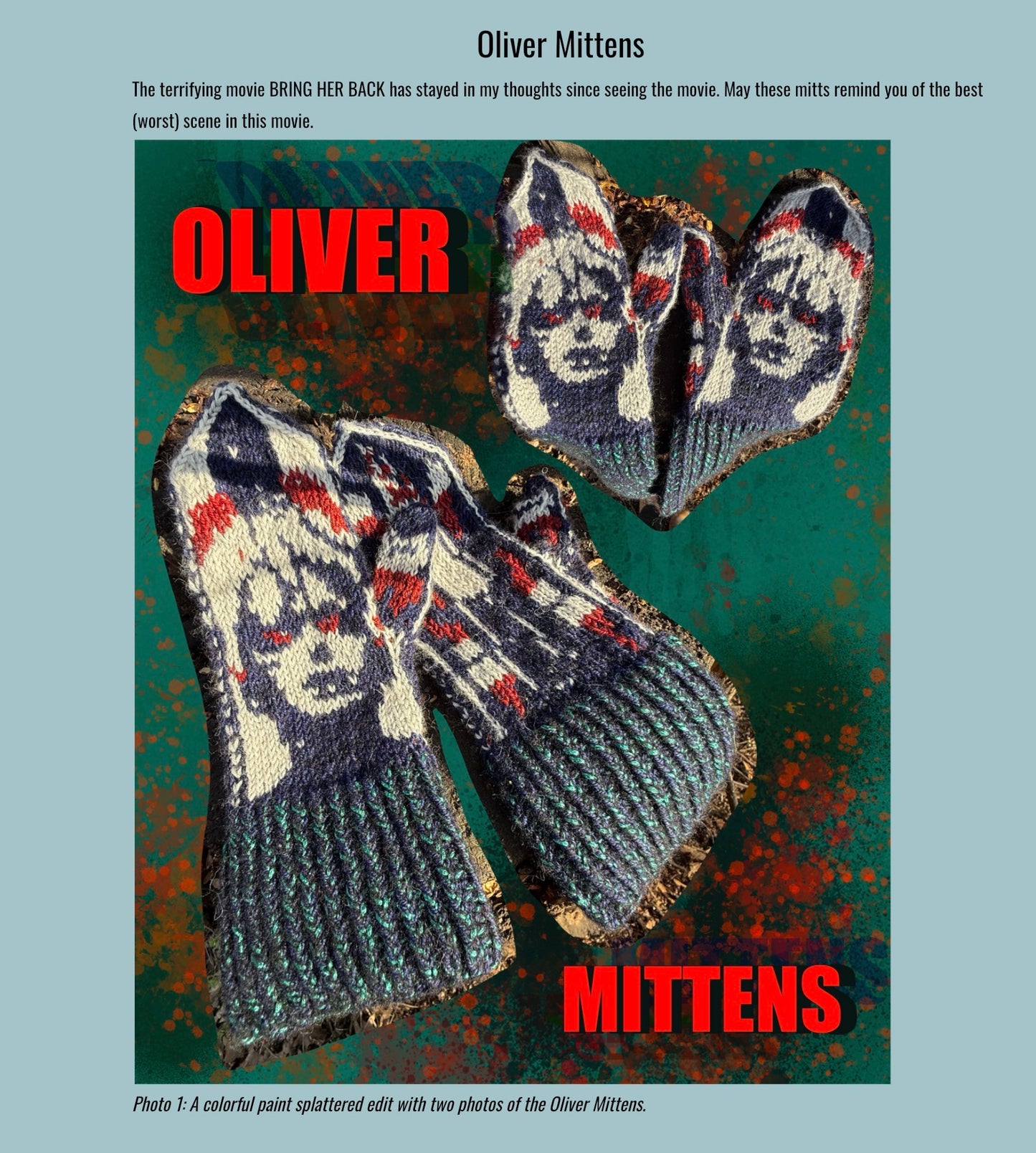 Spring Test Knit-A-Thon Pattern Information