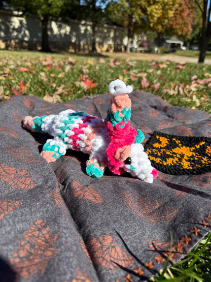 Crochet Clown Opossum 3