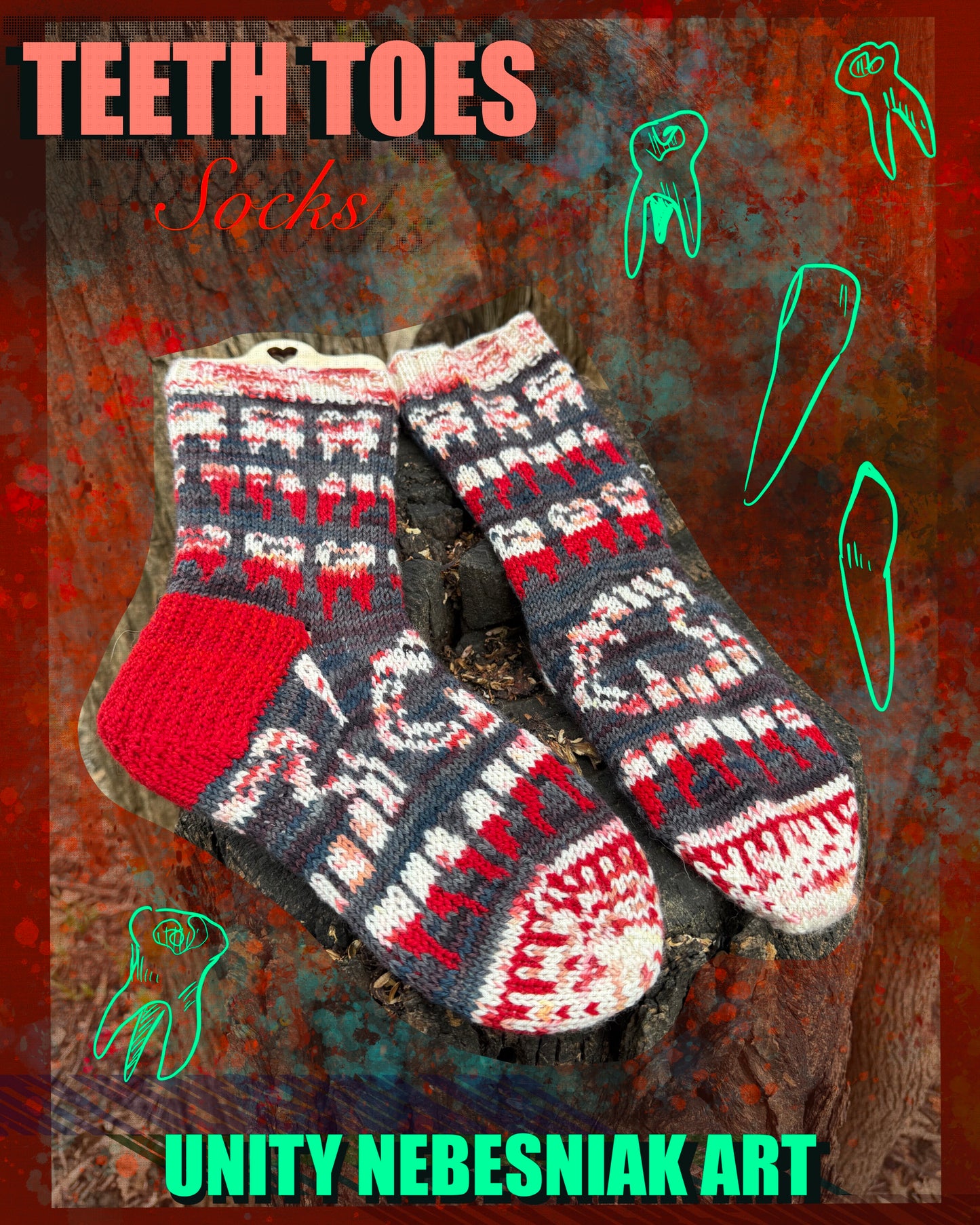 Teeth Toes Socks