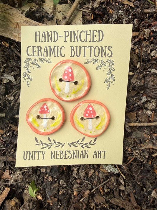 Hand Pinched Buttons - Set 23
