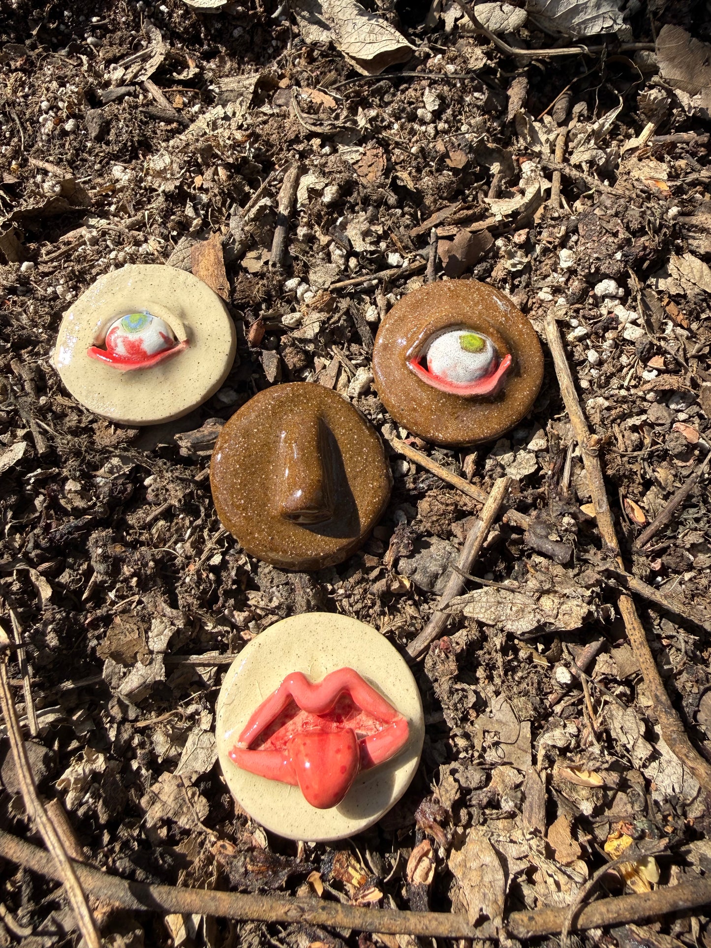 Franken Face Magnets pk 1