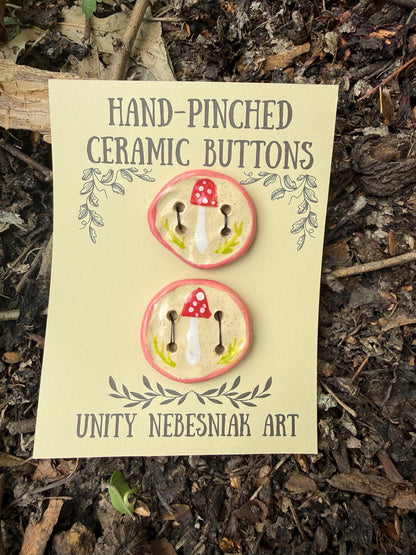 Hand Pinched Buttons - Set 21