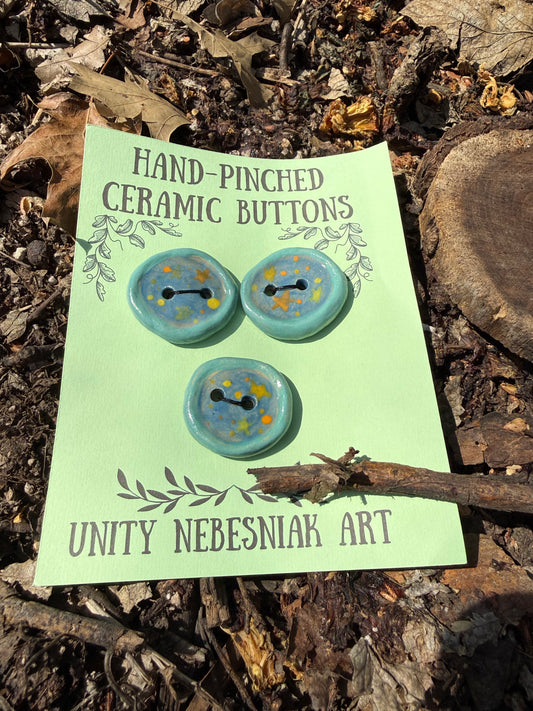 Hand Pinched Buttons - Set 12