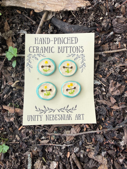 Hand Pinched Buttons - Set 16