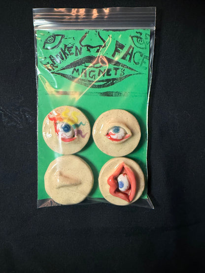Franken Face Magnets pk 13