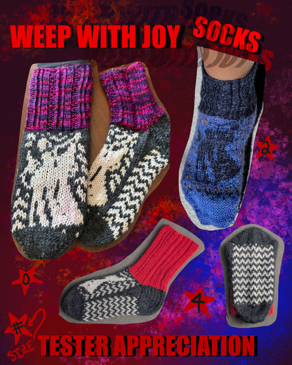 Weep With Joy SOCK Pattern