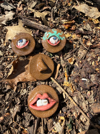 Franken Face Magnets pk 16
