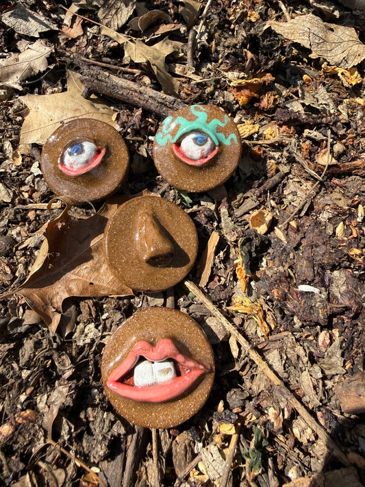 Franken Face Magnets pk 16