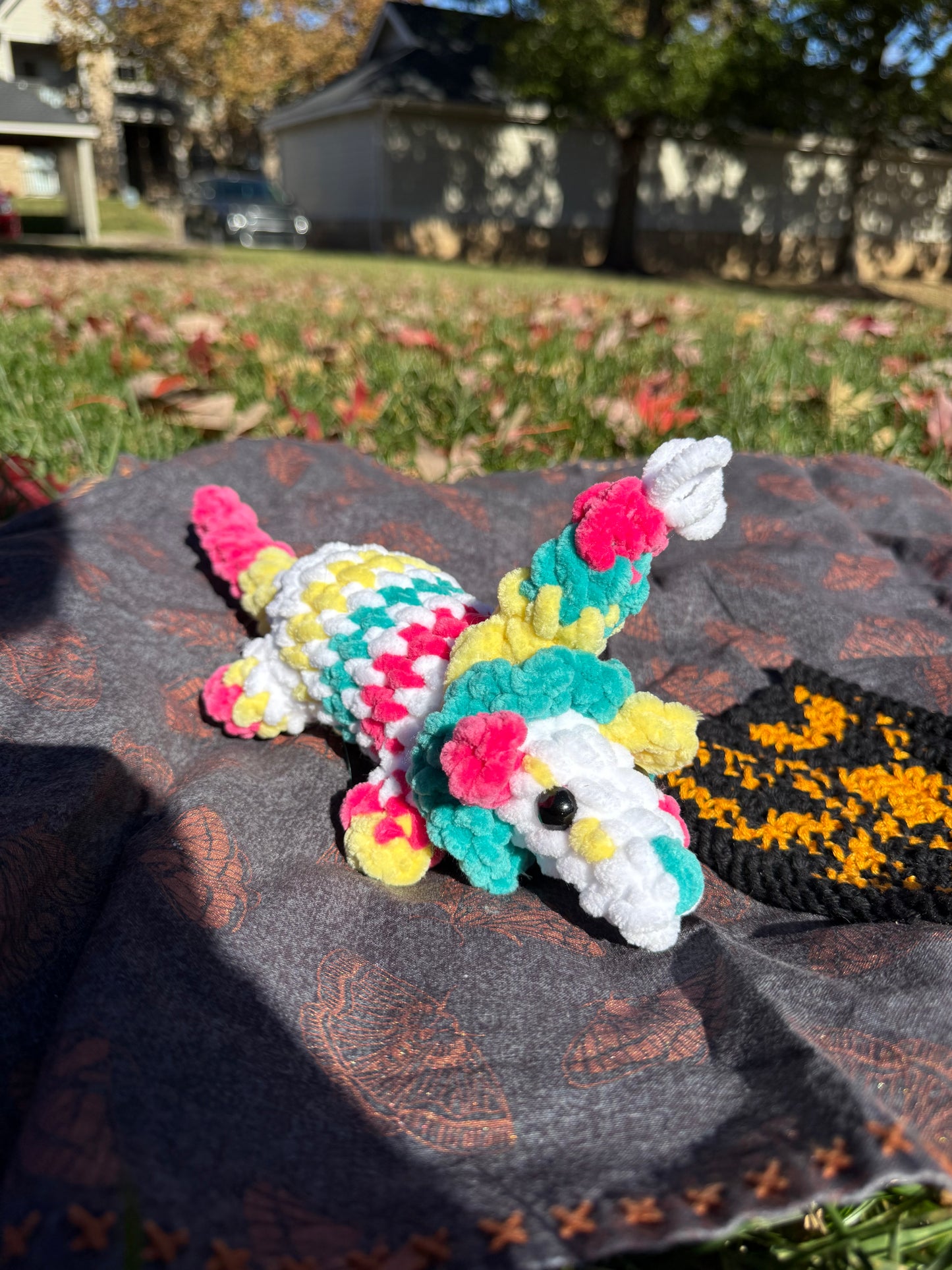 Crochet Clown Opossum 2