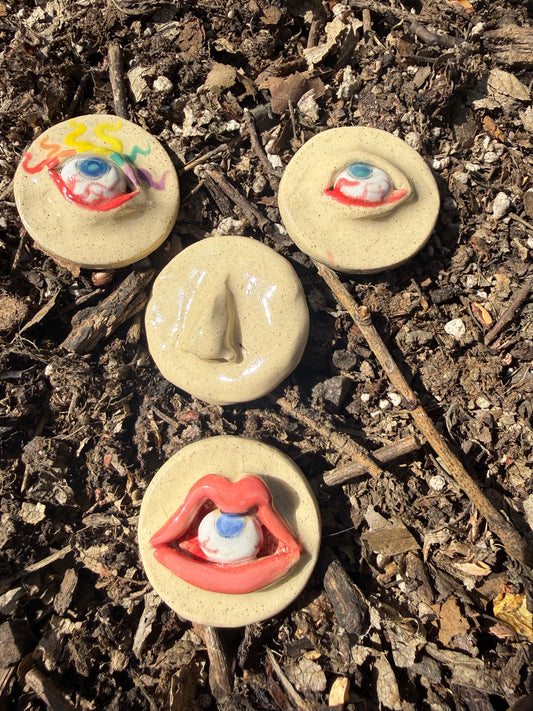 Franken Face Magnets pk 13