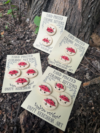 Hand Pinched Buttons - Set 32