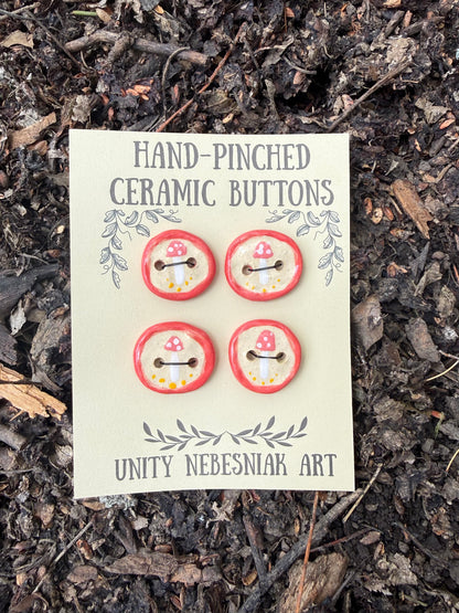 Hand Pinched Buttons - Set 20