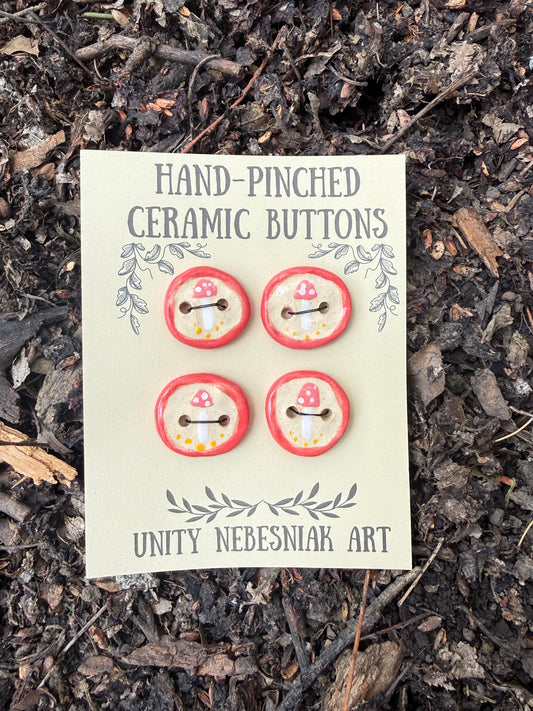 Hand Pinched Buttons - Set 20