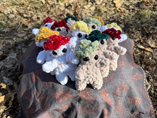 Beaded Crochet Shroom People