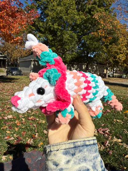Crochet Clown Opossum 3