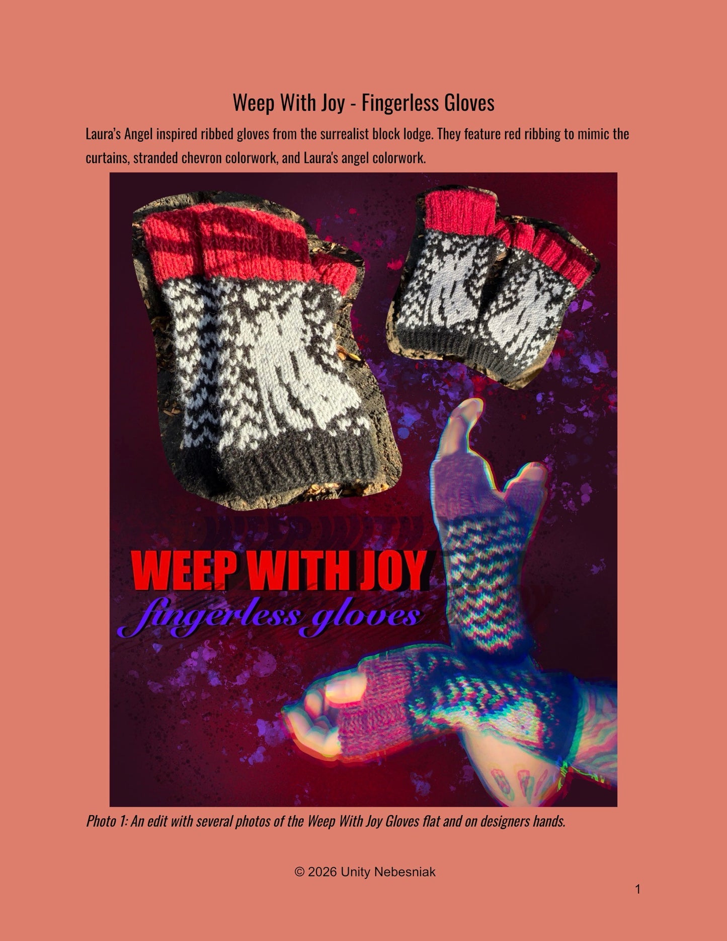Weep With Joy Pattern Bundle - Socks & Gloves