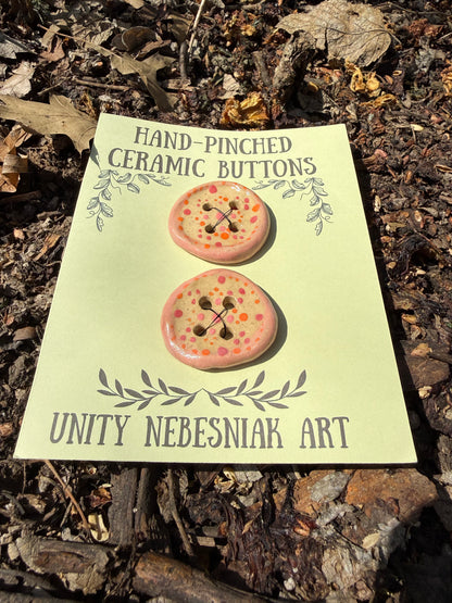 Hand Pinched Buttons - Set 3
