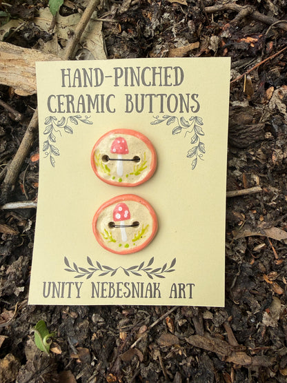 Hand Pinched Buttons - Set 19