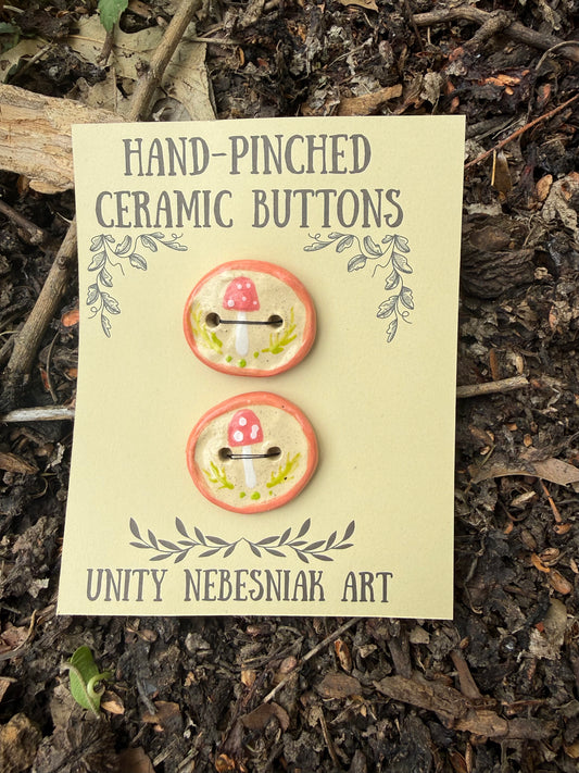 Hand Pinched Buttons - Set 19