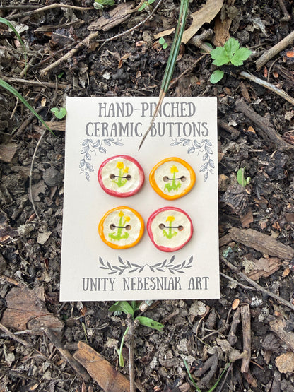 Hand Pinched Buttons - Set 17
