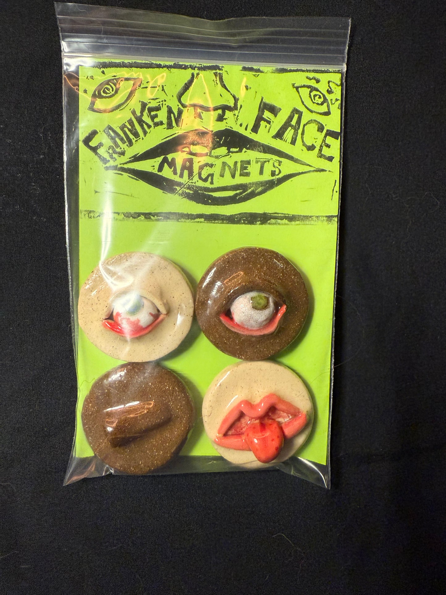 Franken Face Magnets pk 1