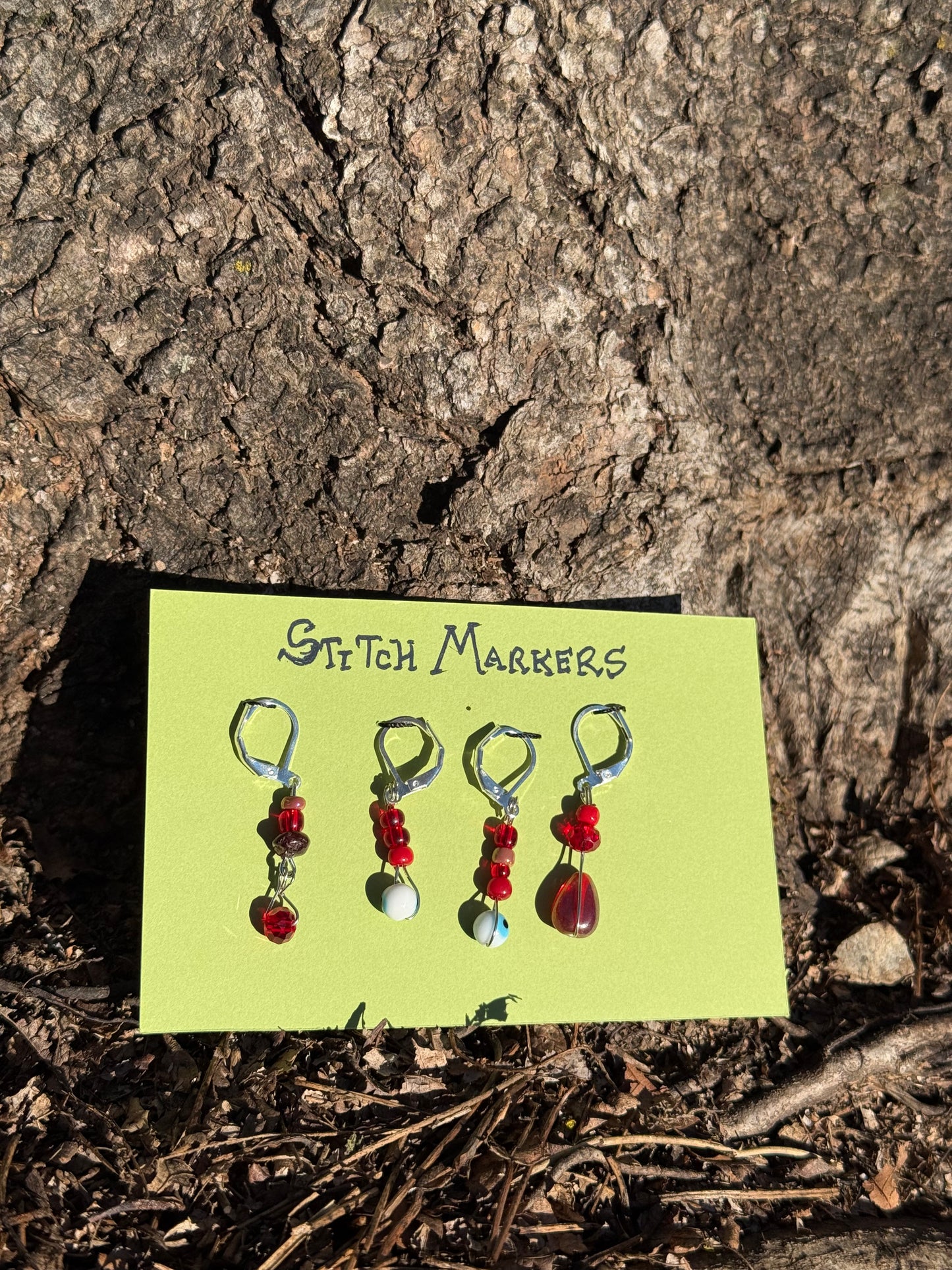 Blood, Guts, & Eyes Stitch Marker Set 2