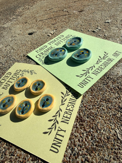 Hand Pinched Buttons - Set 12