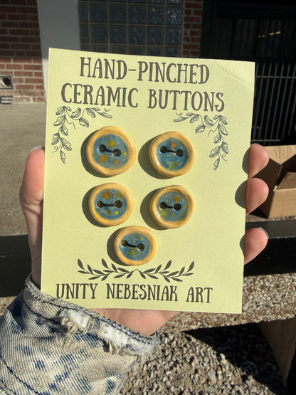 Hand Pinched Buttons - Set 13