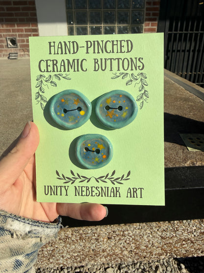 Hand Pinched Buttons - Set 12