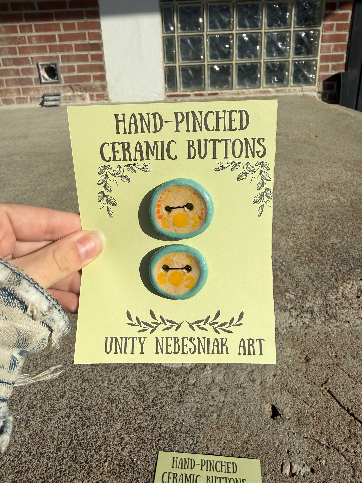Hand Pinched Buttons - Set 4
