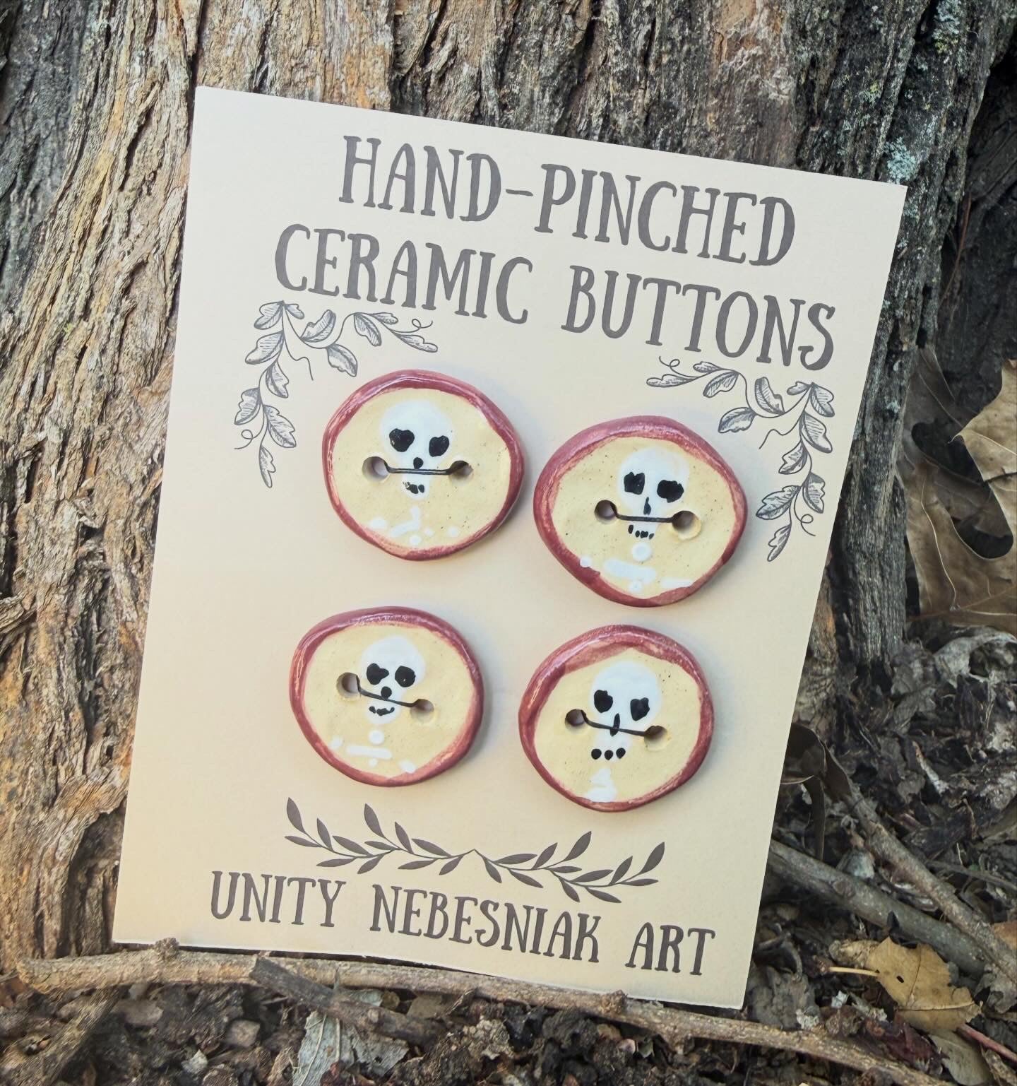 Hand Pinched Buttons - Set 26